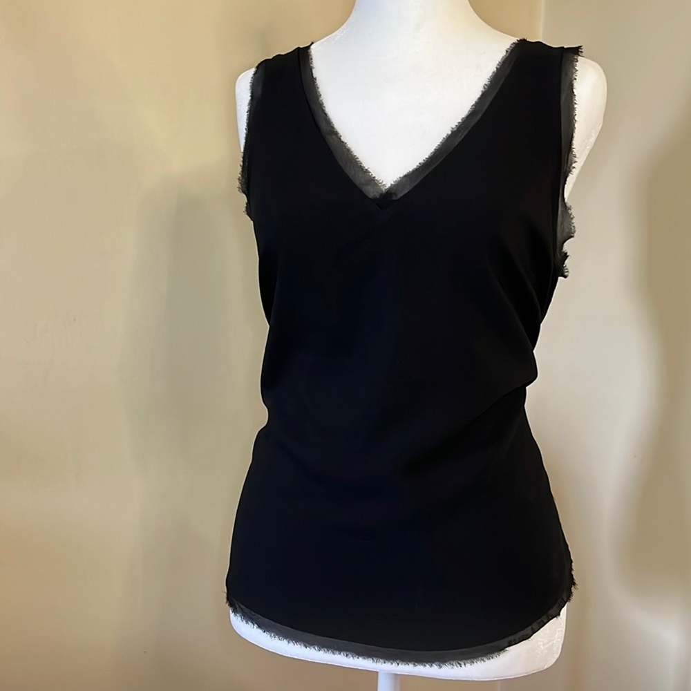 Front and back v-neck tank